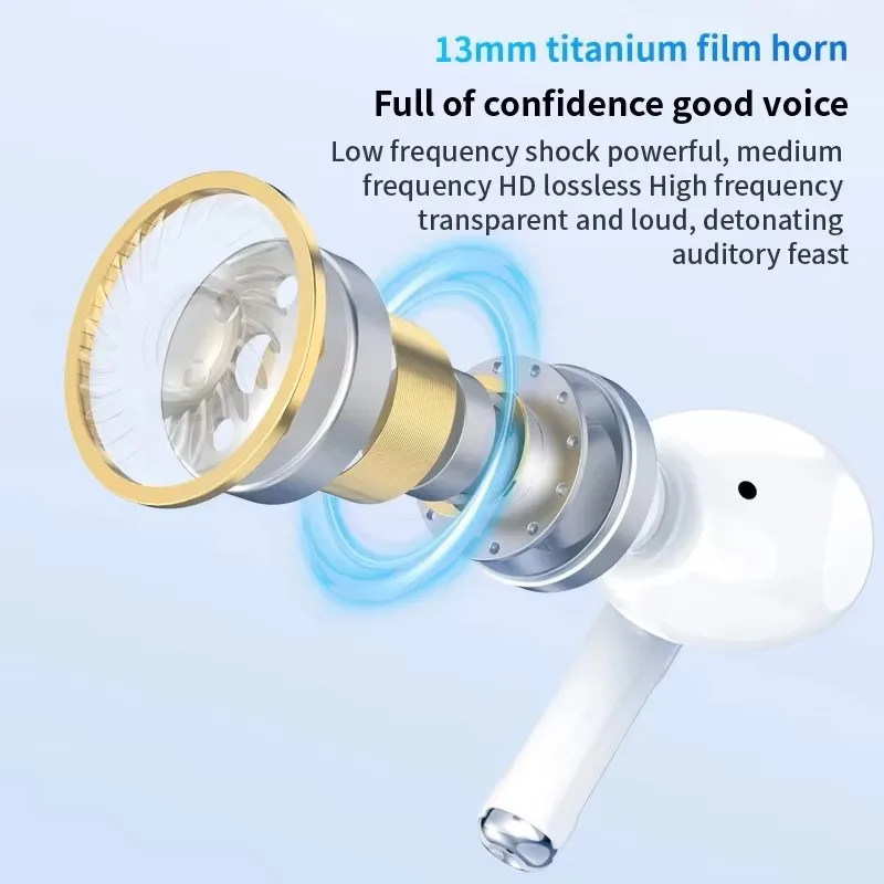 Air pro5 Earphones TWS Max Wireless Bluetooth In Ear Earbuds Sport Noise Cancelling Headset For iPhone Xiaomi Huawei Headphone - Image 4