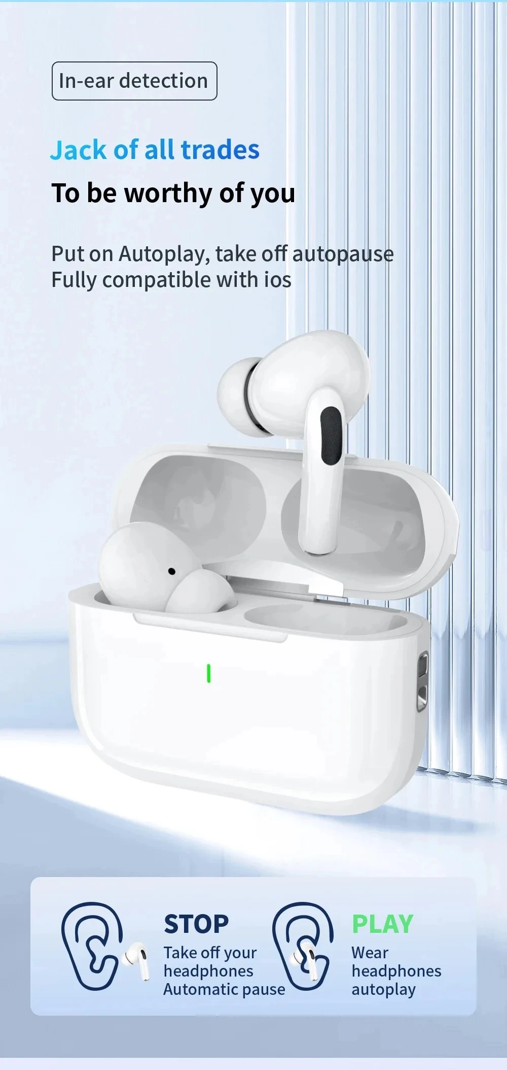 Air pro5 Earphones TWS Max Wireless Bluetooth In Ear Earbuds Sport Noise Cancelling Headset For iPhone Xiaomi Huawei Headphone - Image 14