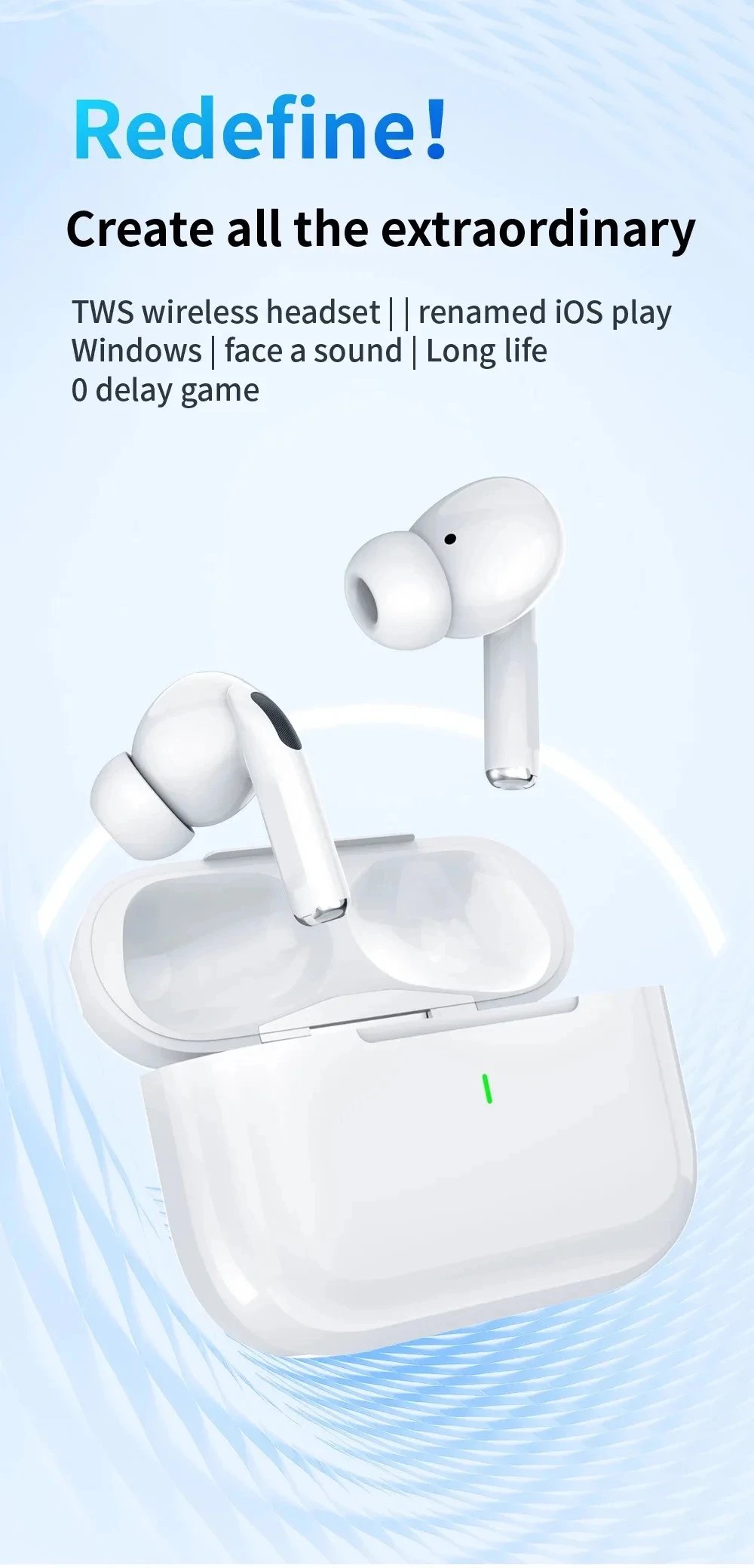 Air pro5 Earphones TWS Max Wireless Bluetooth In Ear Earbuds Sport Noise Cancelling Headset For iPhone Xiaomi Huawei Headphone - Image 20