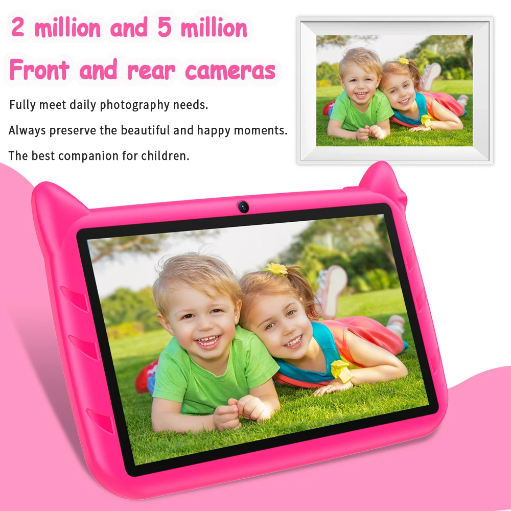 BDF 7 Inch Kid Tablet Android 13, 4GB RAM 64GB ROM,1TB Expand,5G WiFi,4000MAH Battery,Dual Camera, Children's Gift Kids Software - Image 10