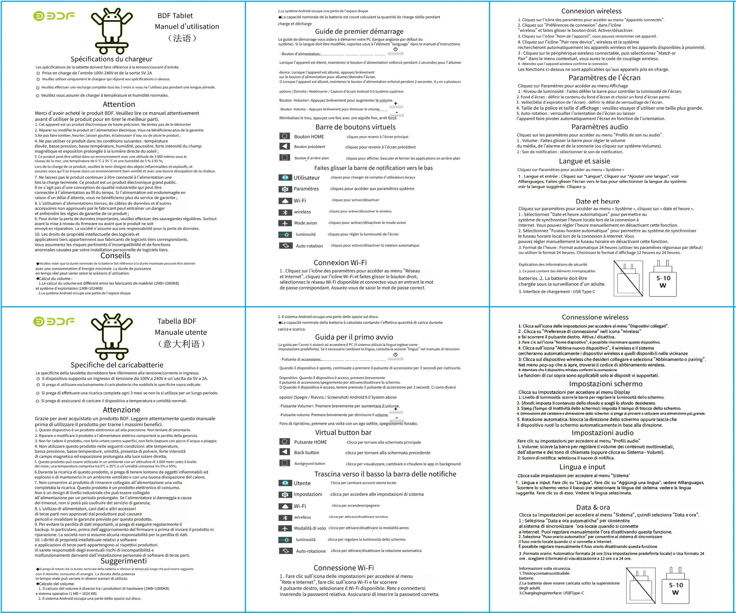 BDF 7 Inch Kid Tablet Android 13, 4GB RAM 64GB ROM,1TB Expand,5G WiFi,4000MAH Battery,Dual Camera, Children's Gift Kids Software - Image 31