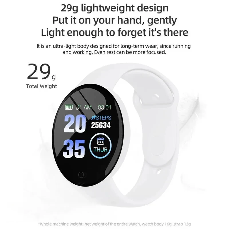 2025 New D18 Multifunctional Smart Watch Women Bluetooth Connected Phone Music Fitness Sports Bracelet Sleep Monitor Smartwatch - Image 4