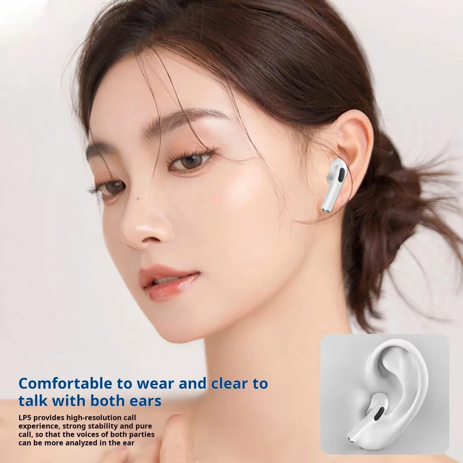 Air pro5 Earphones TWS Max Wireless Bluetooth In Ear Earbuds Sport Noise Cancelling Headset For iPhone Xiaomi Huawei Headphone - Image 2
