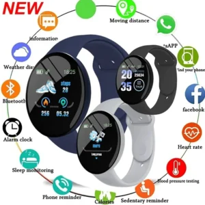 2025 New D18 Multifunctional Smart Watch Women Bluetooth Connected Phone Music Fitness Sports Bracelet Sleep Monitor Smartwatch