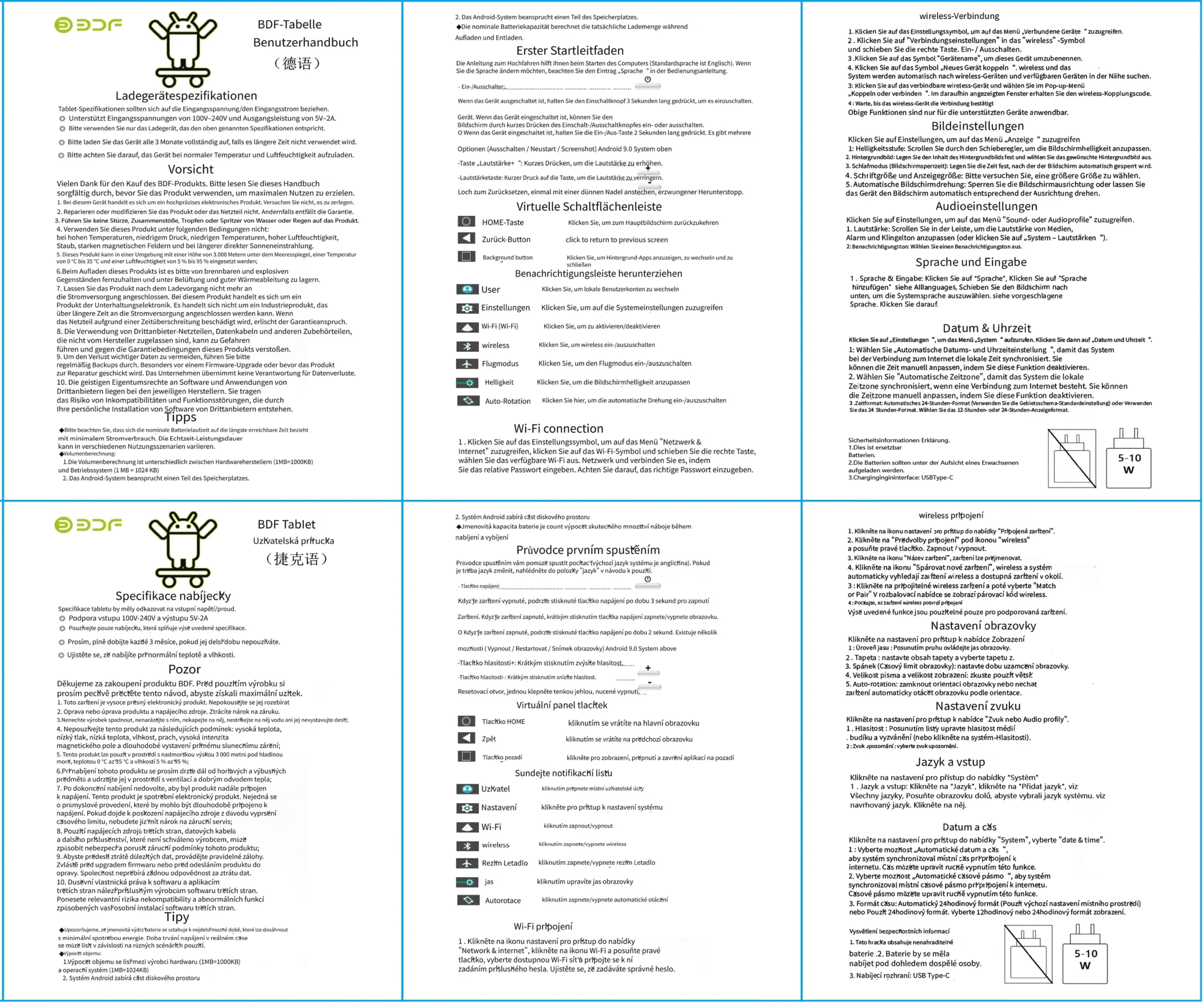 BDF 7 Inch Kid Tablet Android 13, 4GB RAM 64GB ROM,1TB Expand,5G WiFi,4000MAH Battery,Dual Camera, Children's Gift Kids Software - Image 32