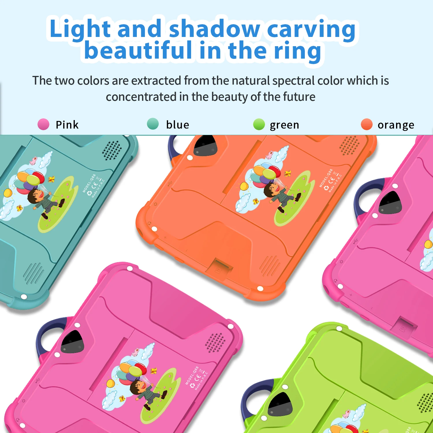 New 7 Inch Android 13 Learning Education Kids Tablets Quad Core 4GB RAM 64GB ROM Cheap Simple Children's favorite Tablet Pc - Image 6